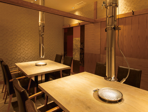 焼肉無煙ロースター設置